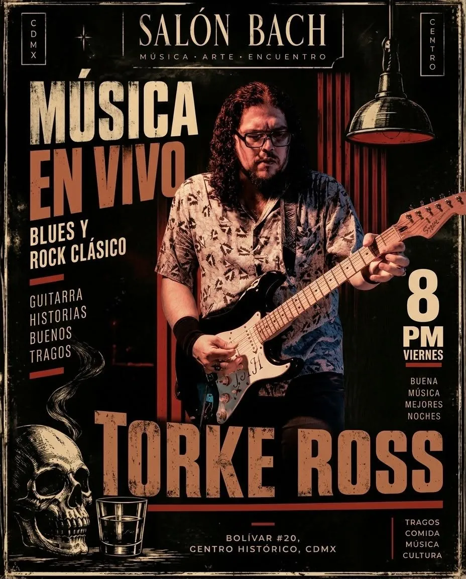Póster de Torke Ross en Salón Bach
